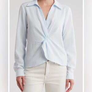 NEW Calvin Klein Air Flow Twist Front Shirt